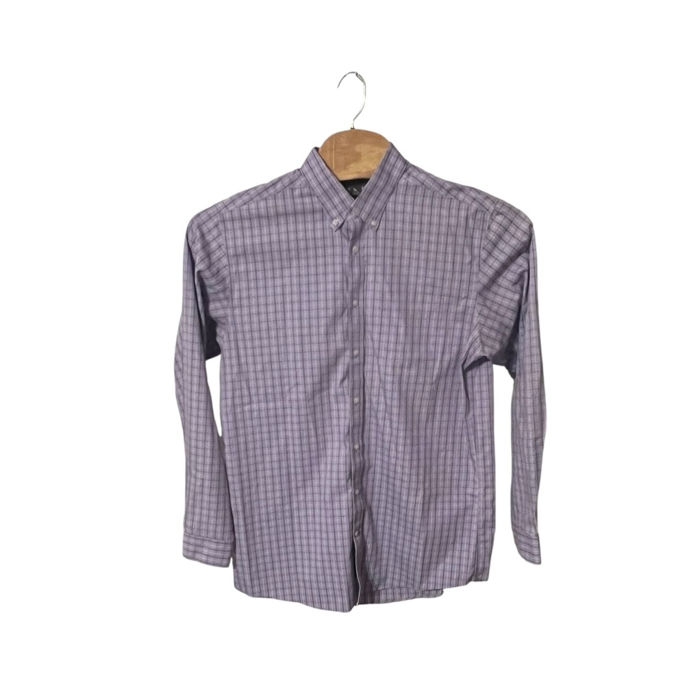 Eddie Bauer Wrinkle‎ Free Relaxed Fit Men’s Button Down Shirt Size Tall Large